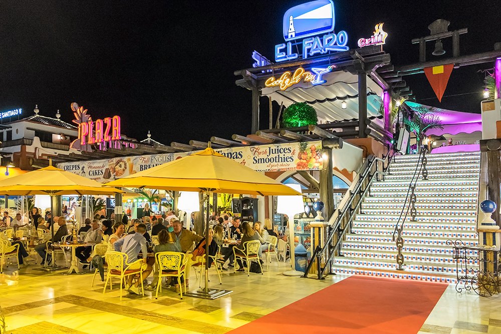 Terrazas a pie de playa